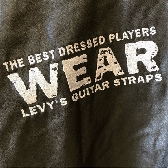 Levy’s Black 100% Leather Jacket Size 2XL - Picture 9 of 12